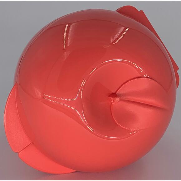 Tupperware Apple Container Shaped Red Treat Snack With Hinged Lid Forget Me Not - Picture 3 of 6